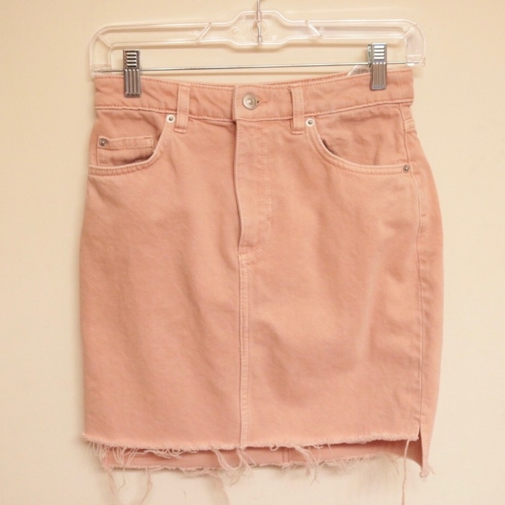 Pink H&M Denim Skirt